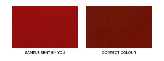 LT red swatches